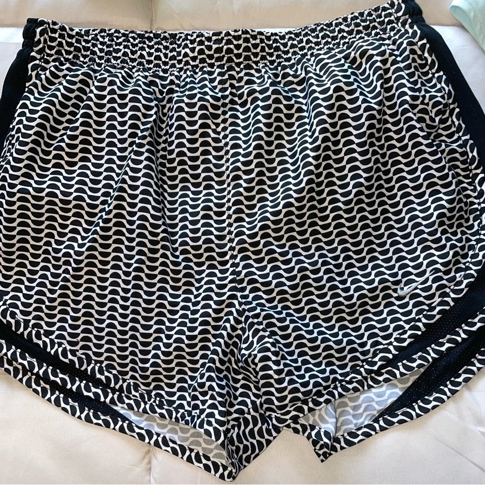 Nike Black and White Athletic Shorts